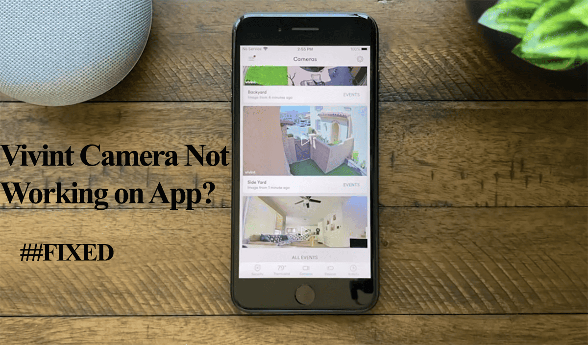 Vivint Camera Not Working on App